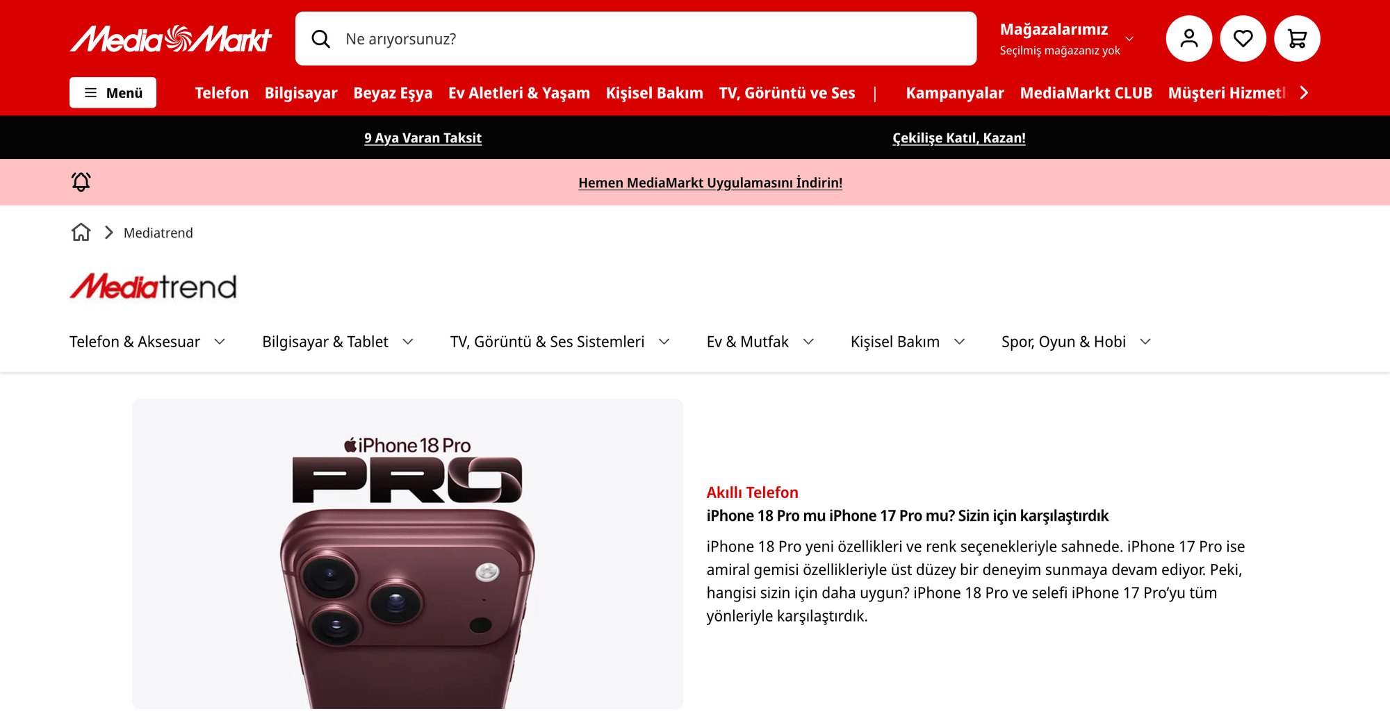 Mediatrend Website